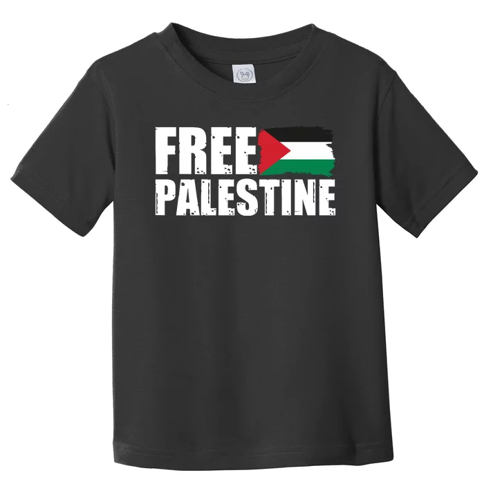 Free Palestine Support Stand With Palestine Toddler T-Shirt