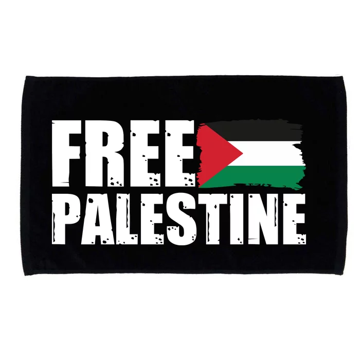 Free Palestine Support Stand With Palestine Microfiber Hand Towel