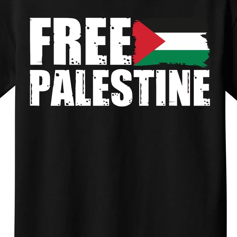 Free Palestine Support Stand With Palestine Kids T-Shirt