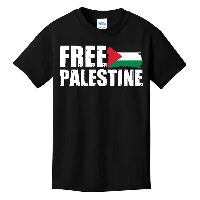 Free Palestine Support Stand With Palestine Kids T-Shirt