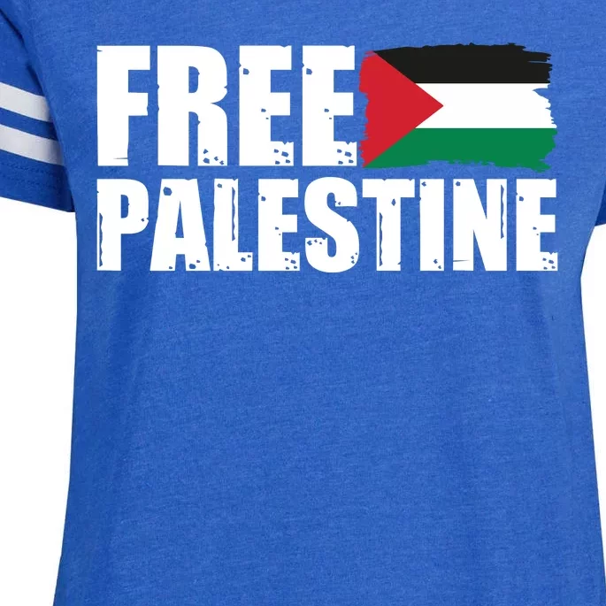 Free Palestine Support Stand With Palestine Enza Ladies Jersey Football T-Shirt