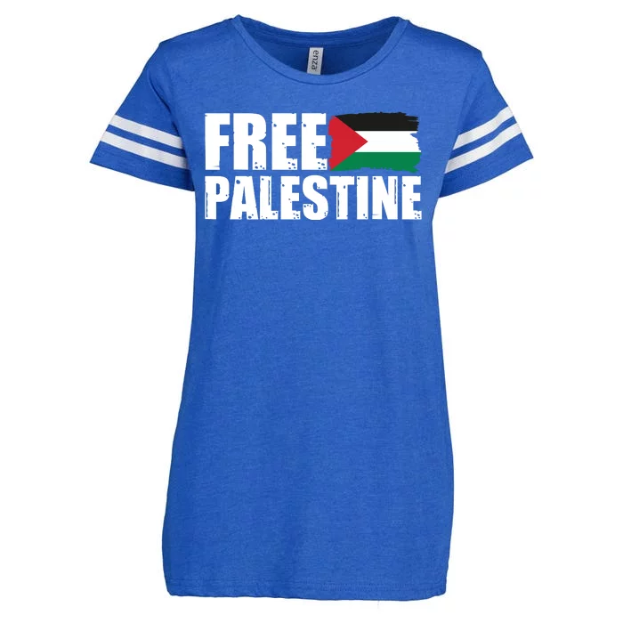 Free Palestine Support Stand With Palestine Enza Ladies Jersey Football T-Shirt