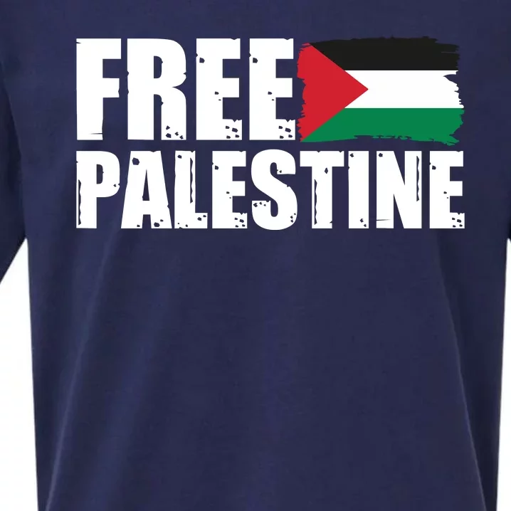 Free Palestine Support Stand With Palestine Sueded Cloud Jersey T-Shirt