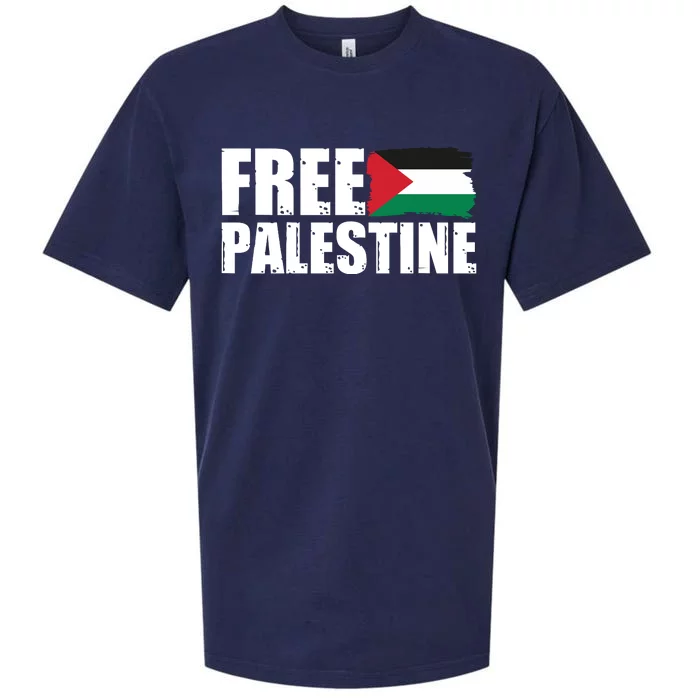 Free Palestine Support Stand With Palestine Sueded Cloud Jersey T-Shirt