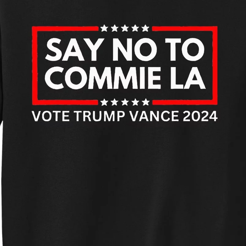 Funny Political Say No To Commie La Vote Trump Vance 2024 Sweatshirt