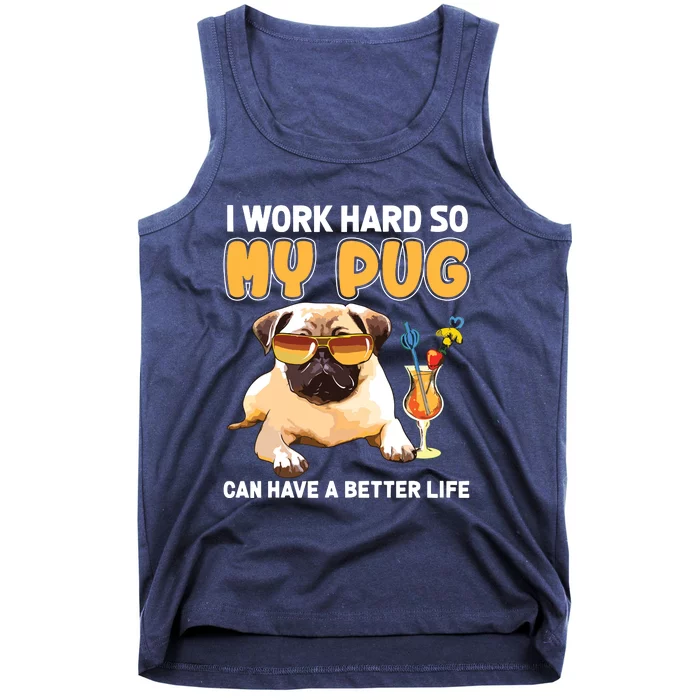 Funny Pug Shirts Pug Lover Gifts Tank Top