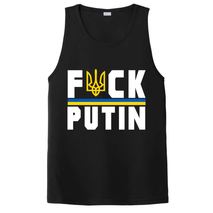 Fuck Putin Support Ukraine Performance Tank