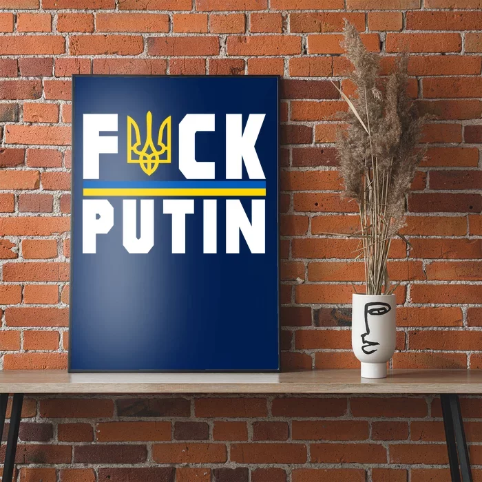 Fuck Putin Support Ukraine Poster