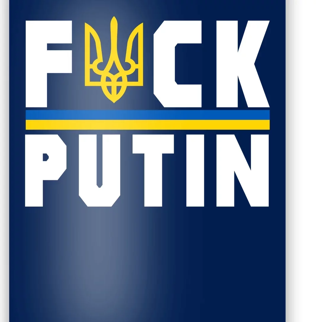 Fuck Putin Support Ukraine Poster