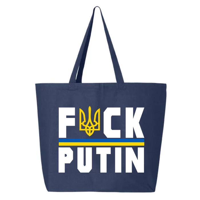 Fuck Putin Support Ukraine 25L Jumbo Tote