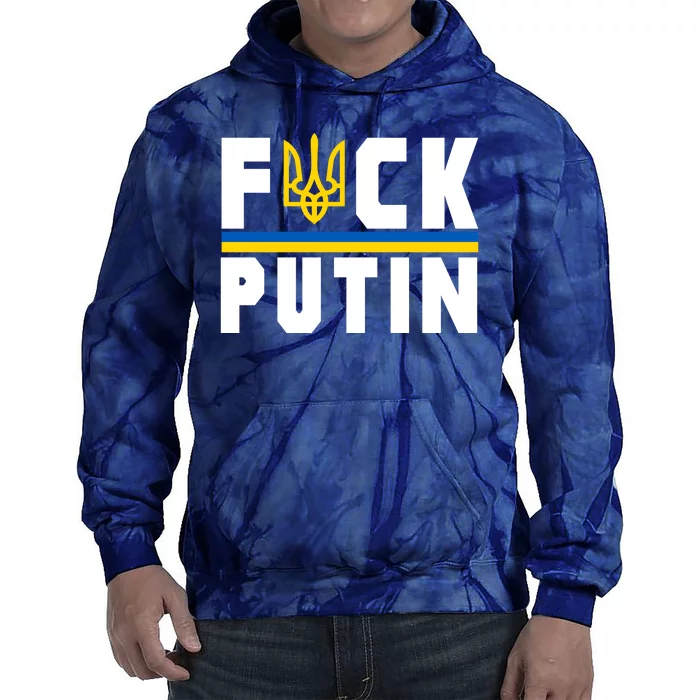 Fuck Putin Support Ukraine Tie Dye Hoodie