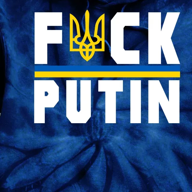 Fuck Putin Support Ukraine Tie Dye Hoodie