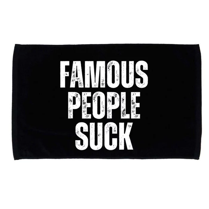 Famous People Suck Microfiber Hand Towel