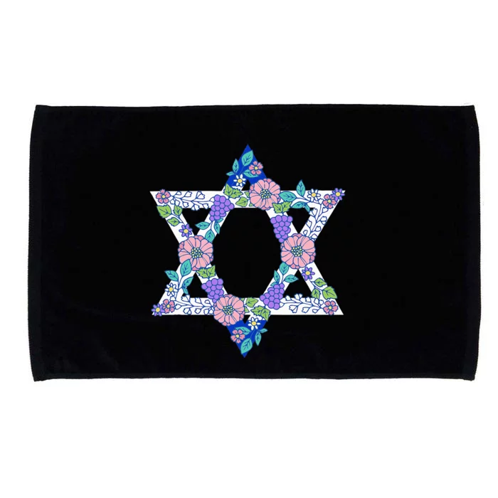 Floral Peace Sign Isreal Microfiber Hand Towel