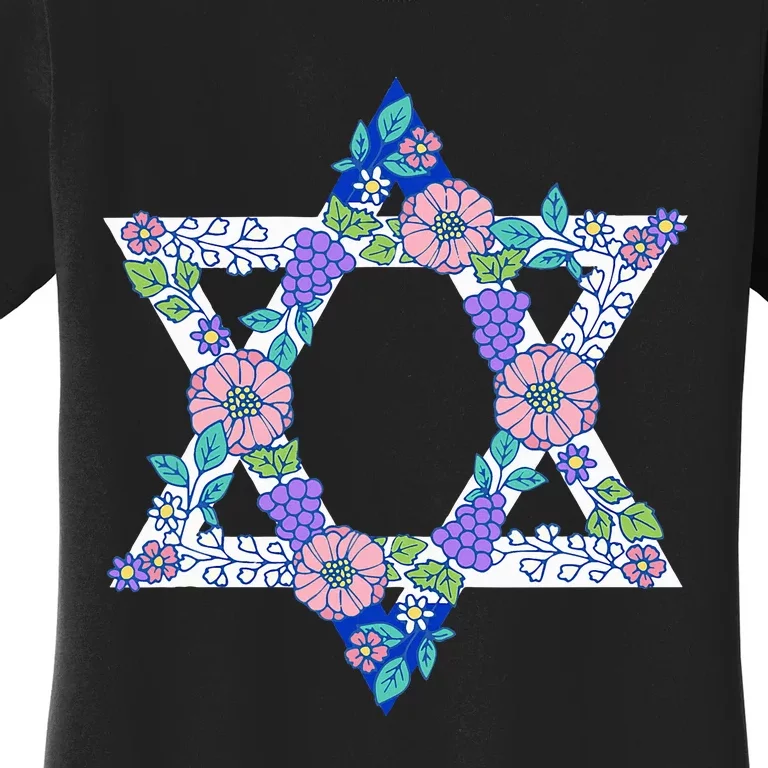 Floral Peace Sign Isreal Women's T-Shirt