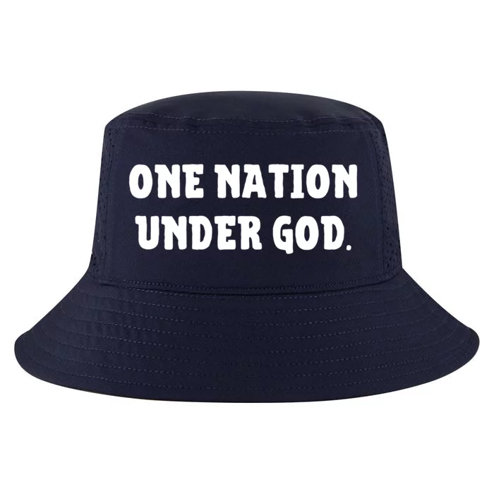 Funny Political Statet One Nation Under God Gift Cool Comfort Performance Bucket Hat