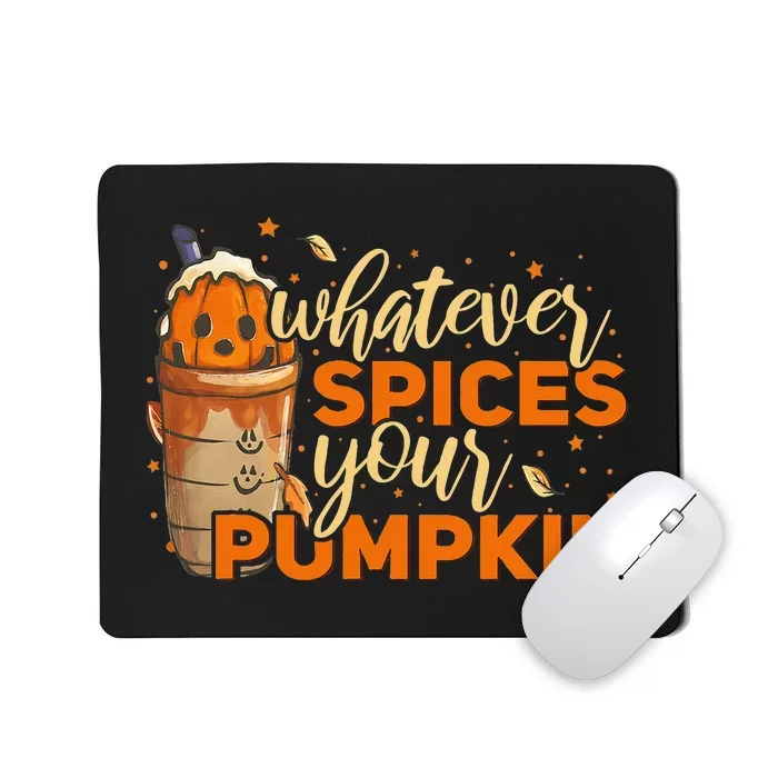 Festive Pumpkin Spice Season Thanksgiving & Halloween Delights Mousepad