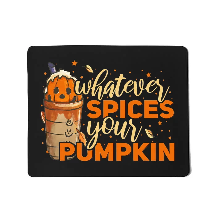 Festive Pumpkin Spice Season Thanksgiving & Halloween Delights Mousepad