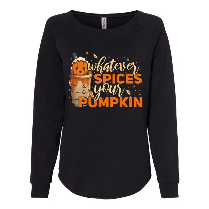 Festive Pumpkin Spice Season Thanksgiving & Halloween Delights Womens California Wash Sweatshirt