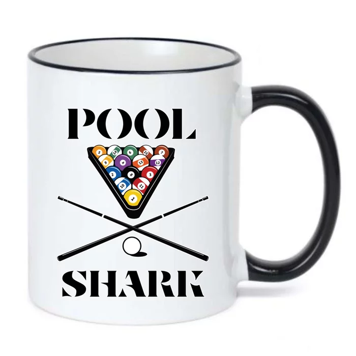 Funny Pool Shark Gift Artbilliards And Pool Cool Gift Black Color Changing Mug