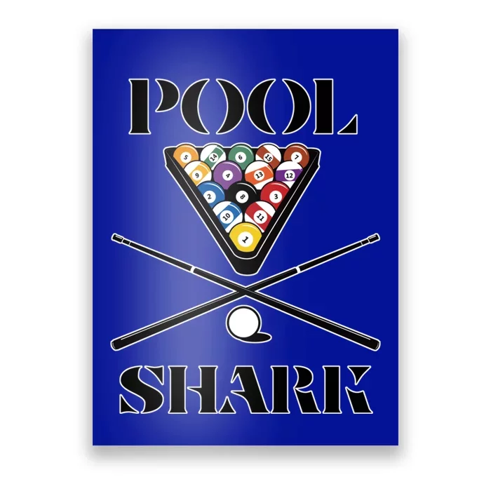 Funny Pool Shark Gift Artbilliards And Pool Cool Gift Poster