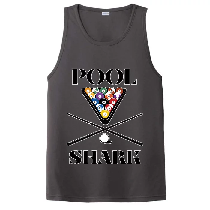 Funny Pool Shark Gift Artbilliards And Pool Cool Gift Performance Tank