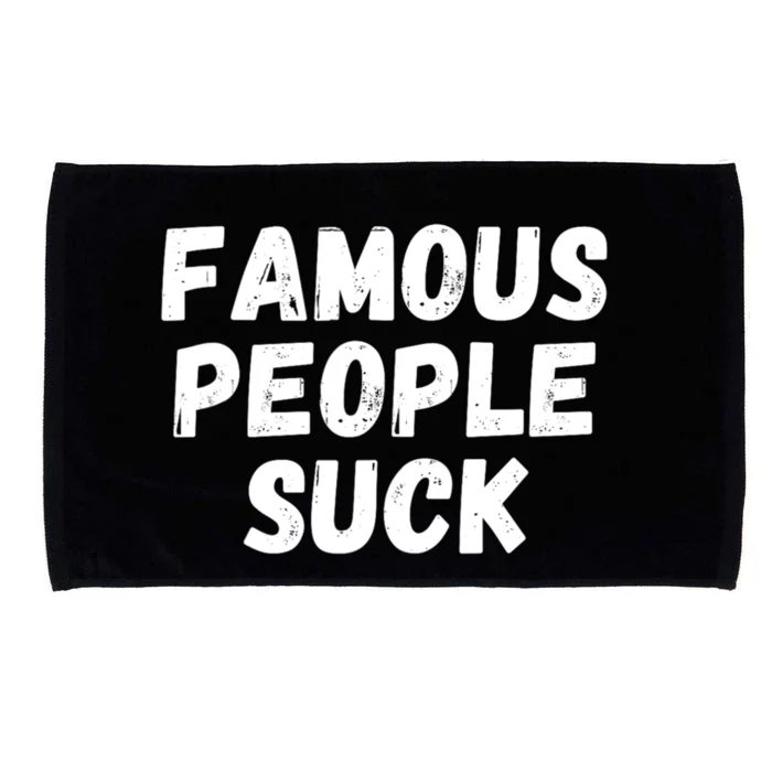 Famous People Suck Microfiber Hand Towel