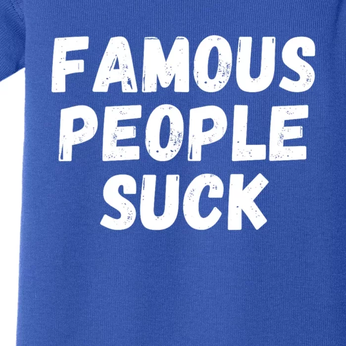 Famous People Suck Baby Bodysuit