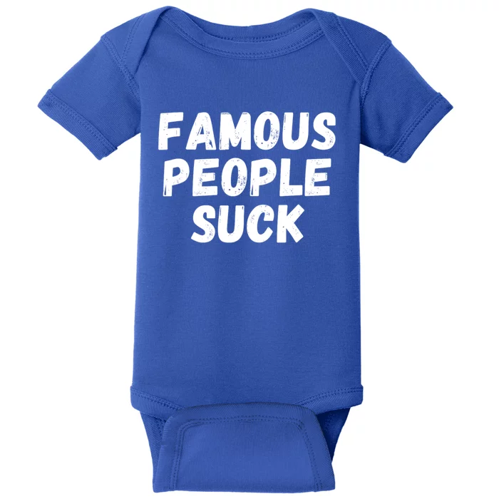 Famous People Suck Baby Bodysuit