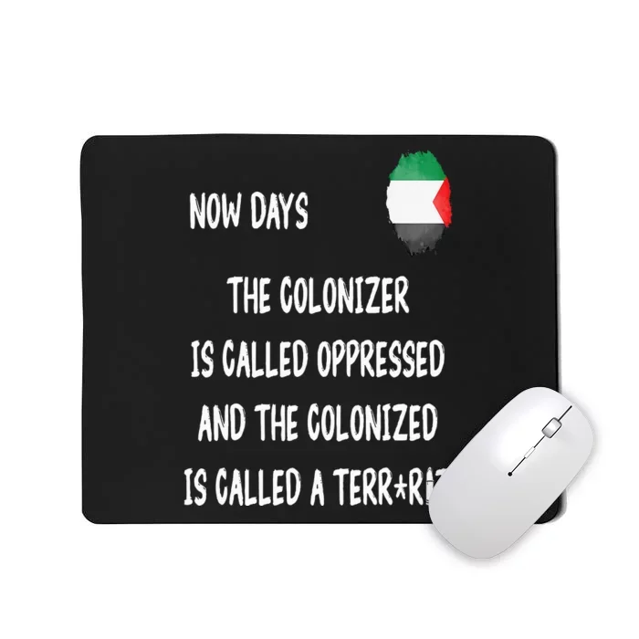 Free Palestine Support Middle East Peace Mousepad