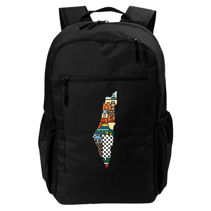 Free Palestine Stand For Peace In The Middle East Flag Daily Commute Backpack