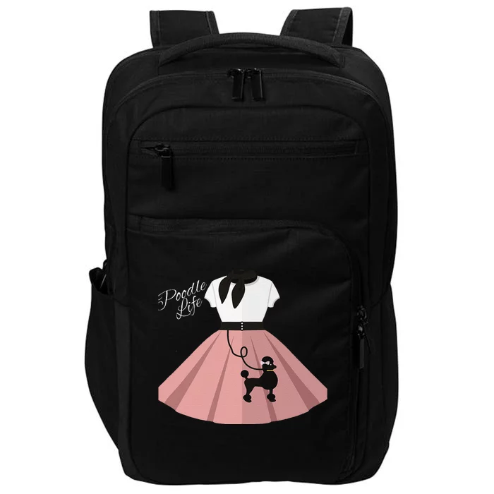 Funny Poodle Skirt Costume Halloween Party Outfit Top Impact Tech Backpack