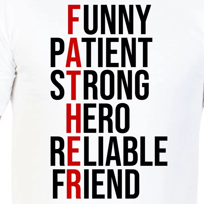 Father Patient Strong Hero Definition Dad Gift Comfort Colors T-Shirt