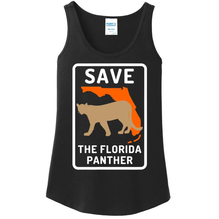 Florida Panther Save The Species Ladies Essential Tank