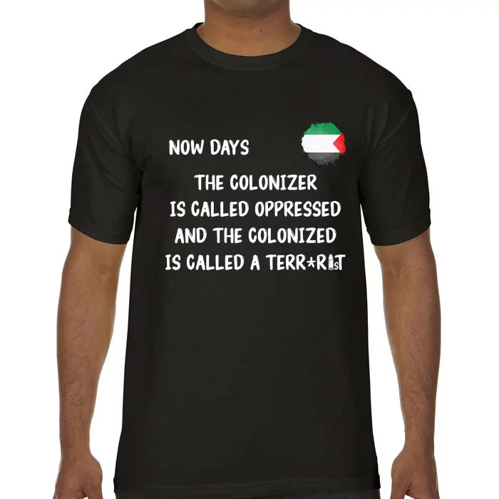 Free Palestine: Support Middle East Peace Comfort Colors T-Shirt