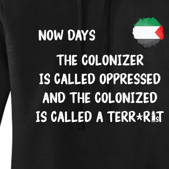 Free Palestine: Support Middle East Peace Women's Pullover Hoodie