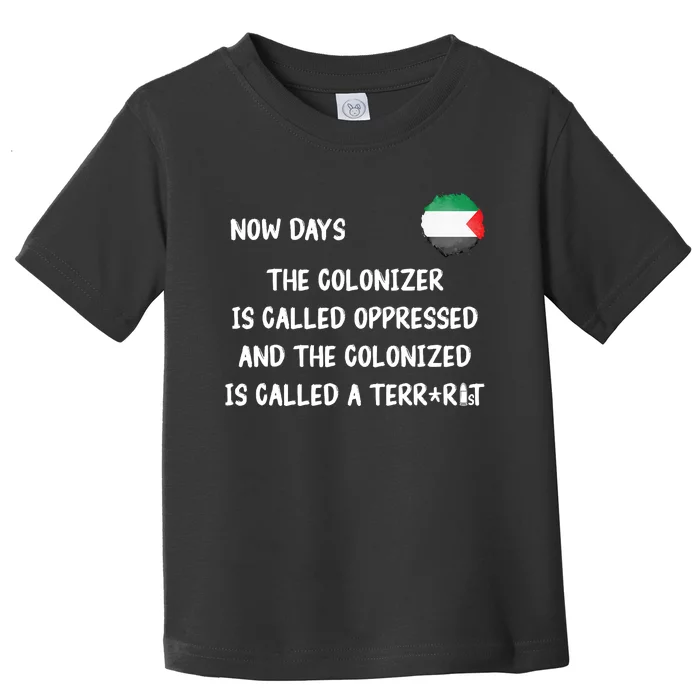 Free Palestine: Support Middle East Peace Toddler T-Shirt