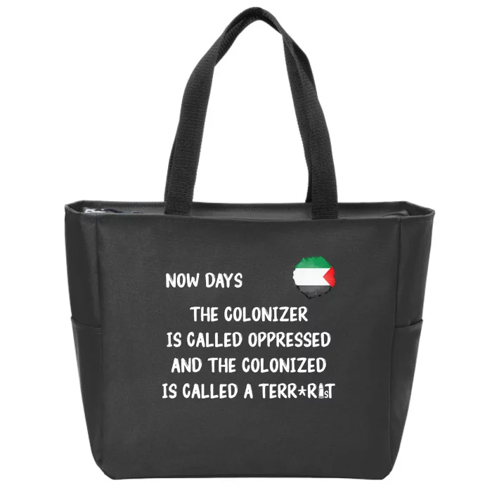 Free Palestine: Support Middle East Peace Zip Tote Bag