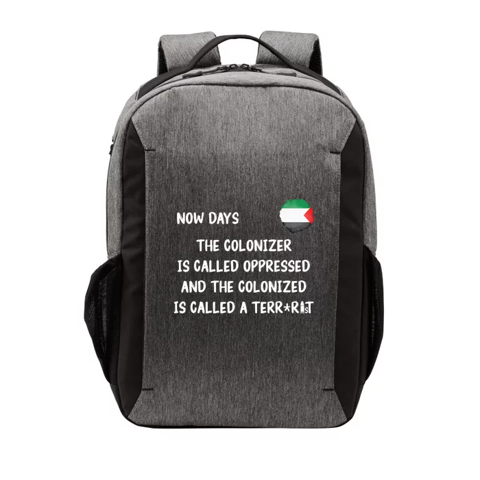 Free Palestine: Support Middle East Peace Vector Backpack