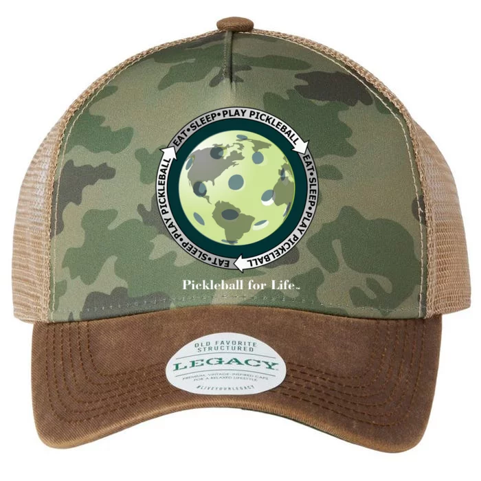 Fun Pickleball Shirt, Eat Sleep Pickleball, Pickleball For Life Legacy Tie Dye Trucker Hat