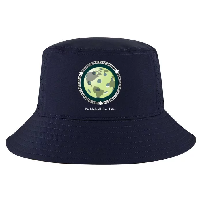 Fun Pickleball Shirt, Eat Sleep Pickleball, Pickleball For Life Cool Comfort Performance Bucket Hat