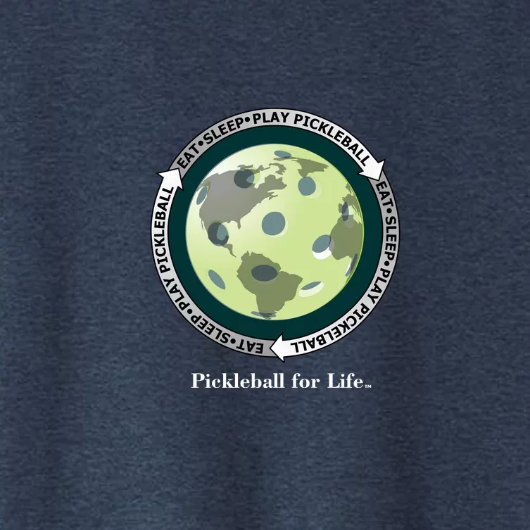 Fun Pickleball Shirt, Eat Sleep Pickleball, Pickleball For Life Women's Crop Top Tee