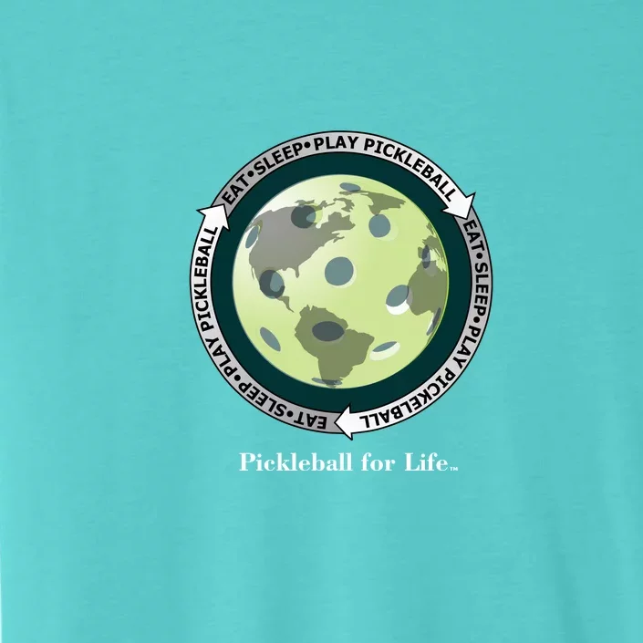 Fun Pickleball Shirt, Eat Sleep Pickleball, Pickleball For Life ChromaSoft Performance T-Shirt