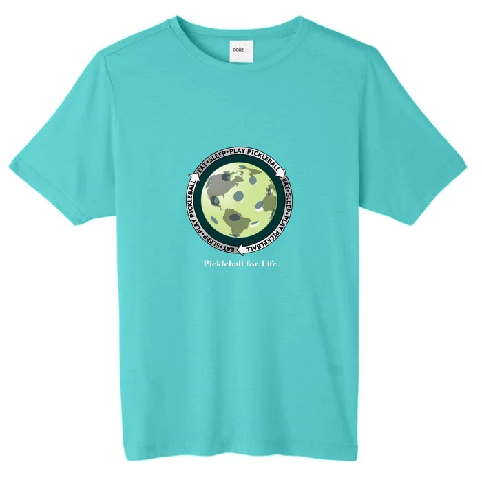 Fun Pickleball Shirt, Eat Sleep Pickleball, Pickleball For Life ChromaSoft Performance T-Shirt