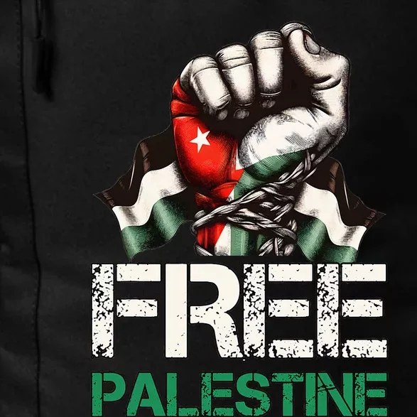 Free Palestine Save Gaza Strip Palestine Flag Daily Commute Backpack