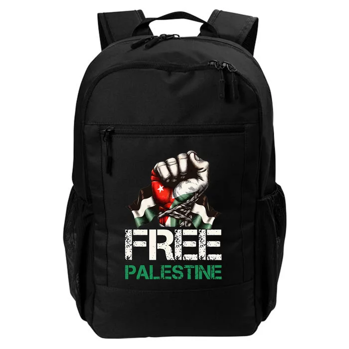 Free Palestine Save Gaza Strip Palestine Flag Daily Commute Backpack