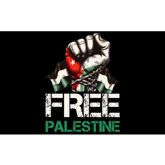 Free Palestine Save Gaza Strip Palestine Flag Bumper Sticker