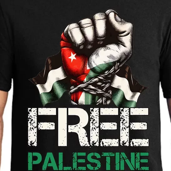 Free Palestine Save Gaza Strip Palestine Flag Pajama Set