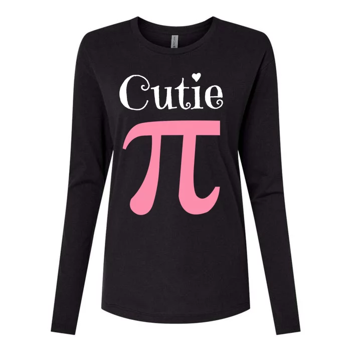 Funny Pi Symbol Gift Cutie Pie National Pi Day Tee Gift Womens Cotton Relaxed Long Sleeve T-Shirt