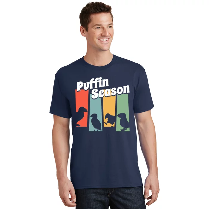 Funny Puffin Season Retro Vintage Puffin Lover T-Shirt